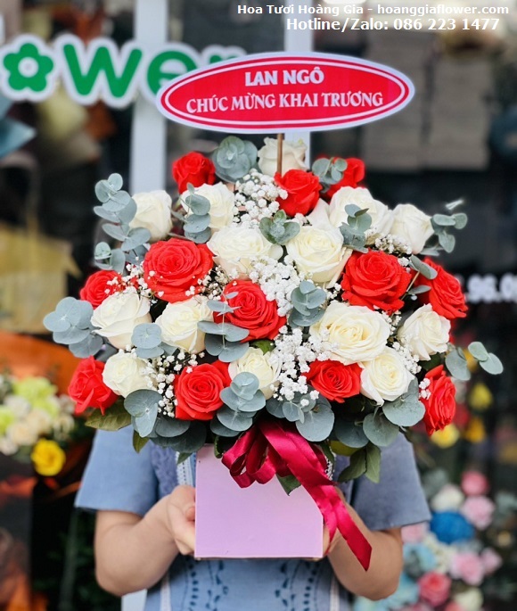 Hoa Tươi 8-3-HN-112 - Ngập Tràn Hạnh Phúc